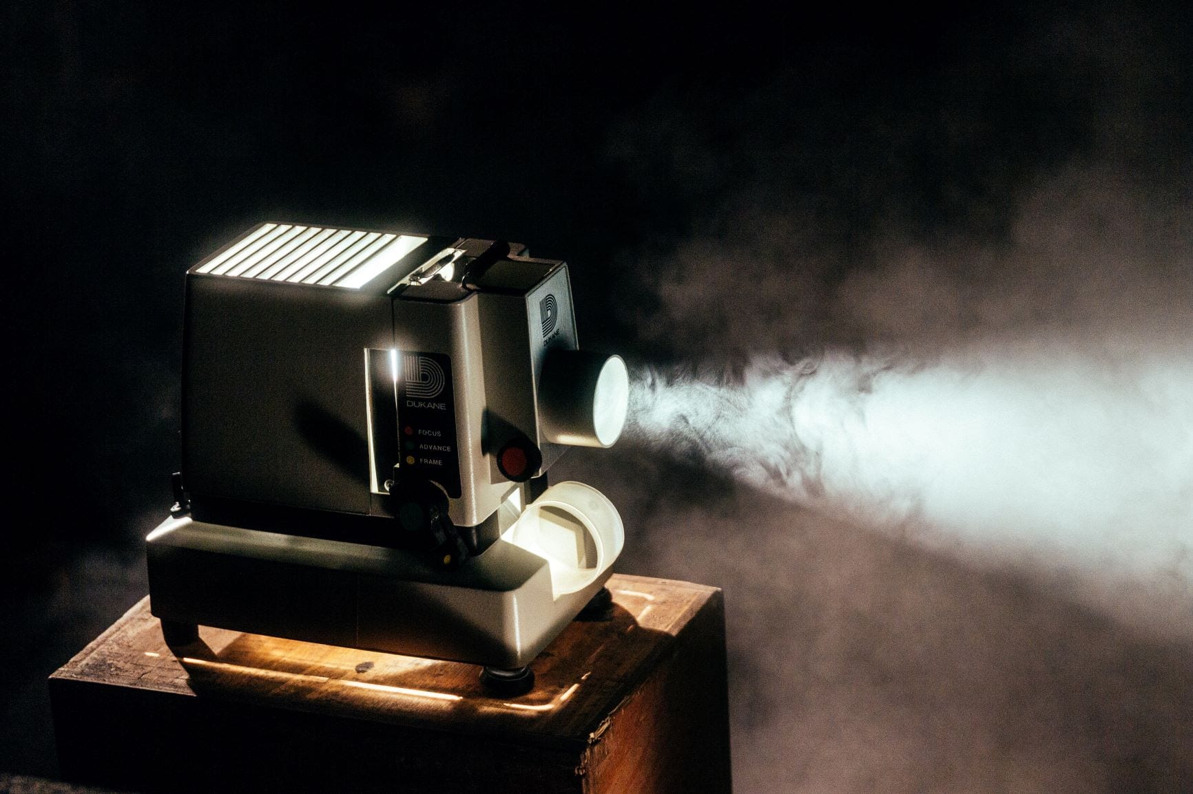 Picture of a vintage projector courtesy of Jeremy Yap on Unsplash for Notorious