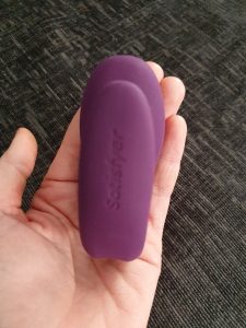 partner vibrator: view from underneath internal arm